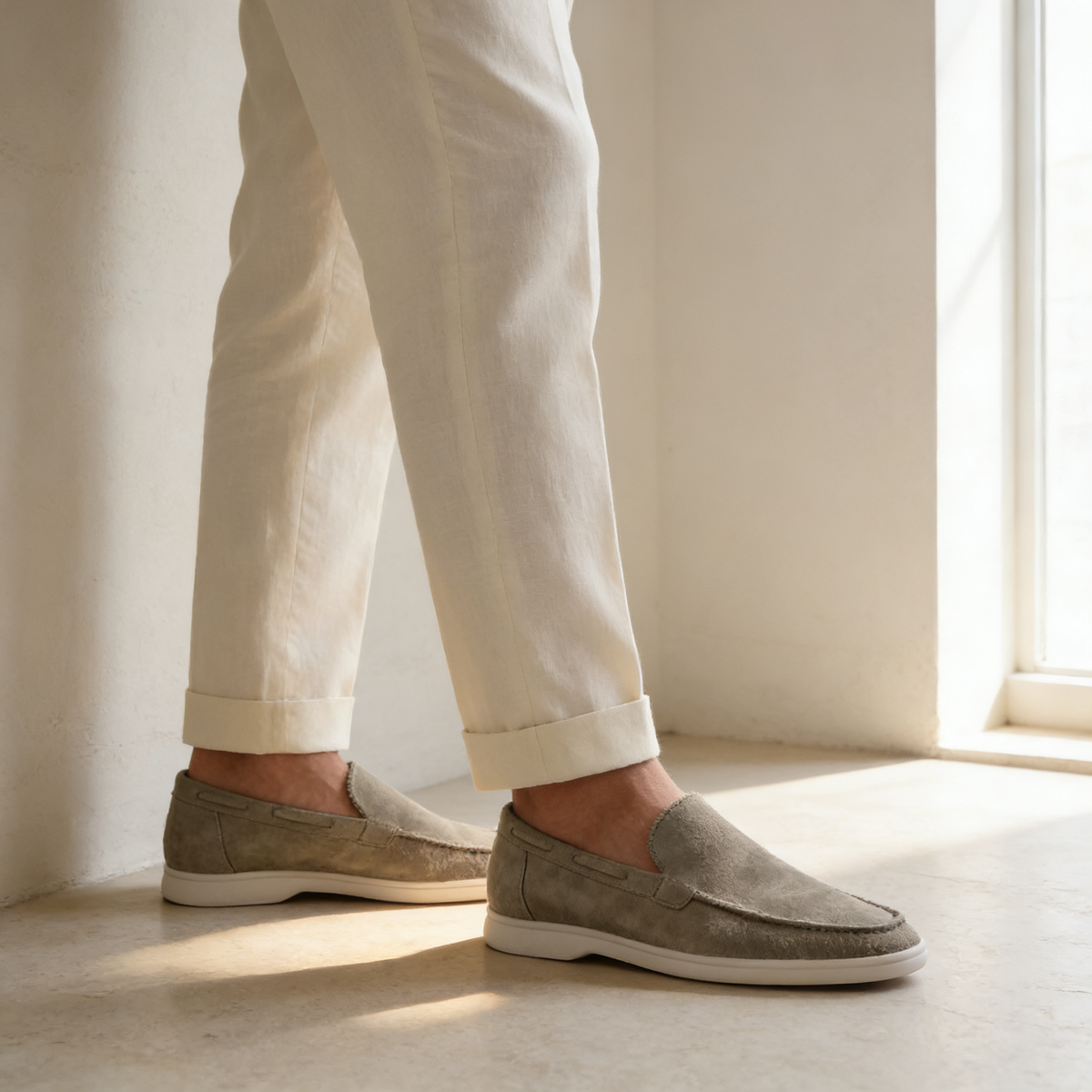 GABRIEL™ | Mocassins pour hommes en daim
