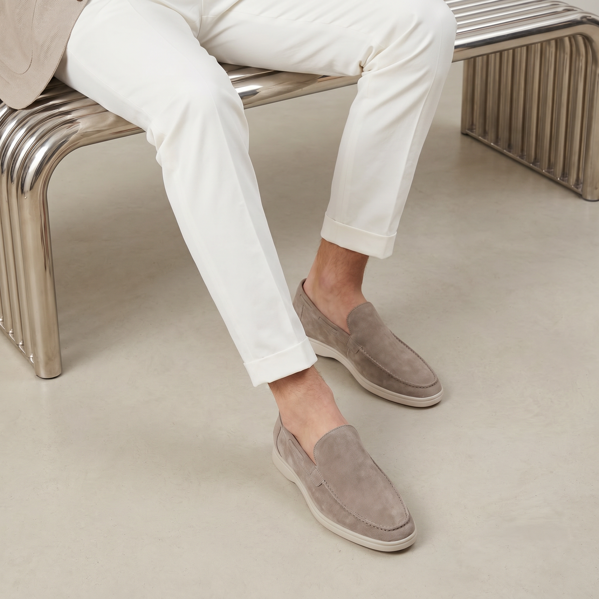 GABRIEL™ | Mocassins pour hommes en daim
