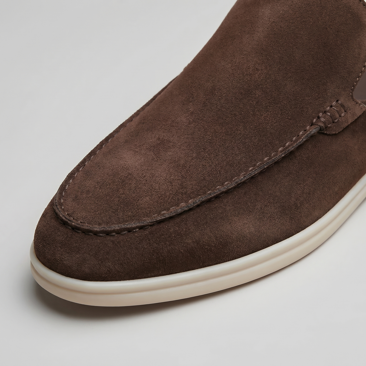 GABRIEL™ | Mocassins à enfiler en daim pour homme