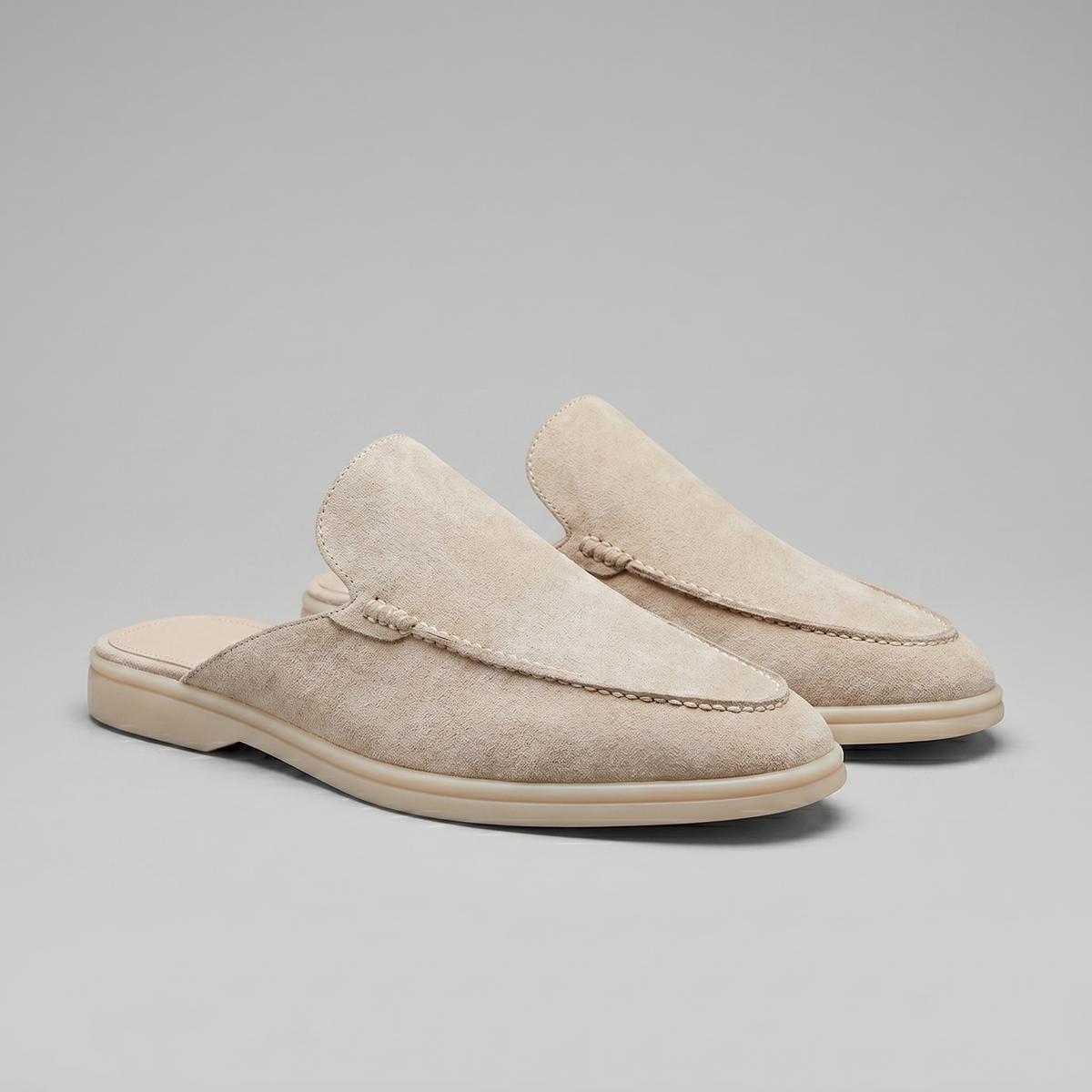 GABRIEL™ | Mocassins à enfiler en daim pour homme