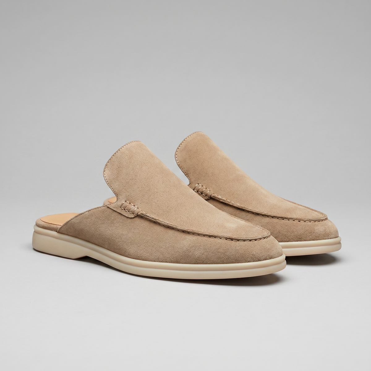 GABRIEL™ | Mocassins à enfiler en daim pour homme
