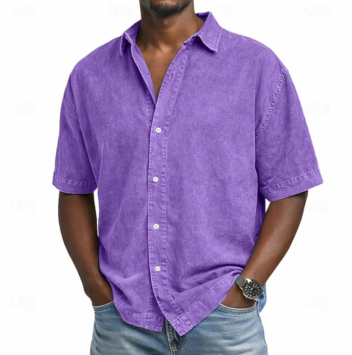 GABRIEL™ | Chemise pour homme délavée à l’acide