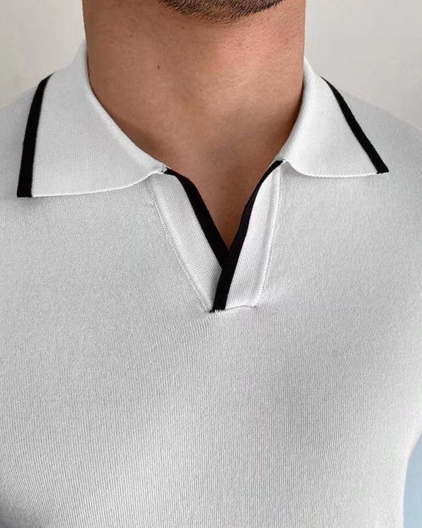GABRIEL™ | Polo Maille Marine