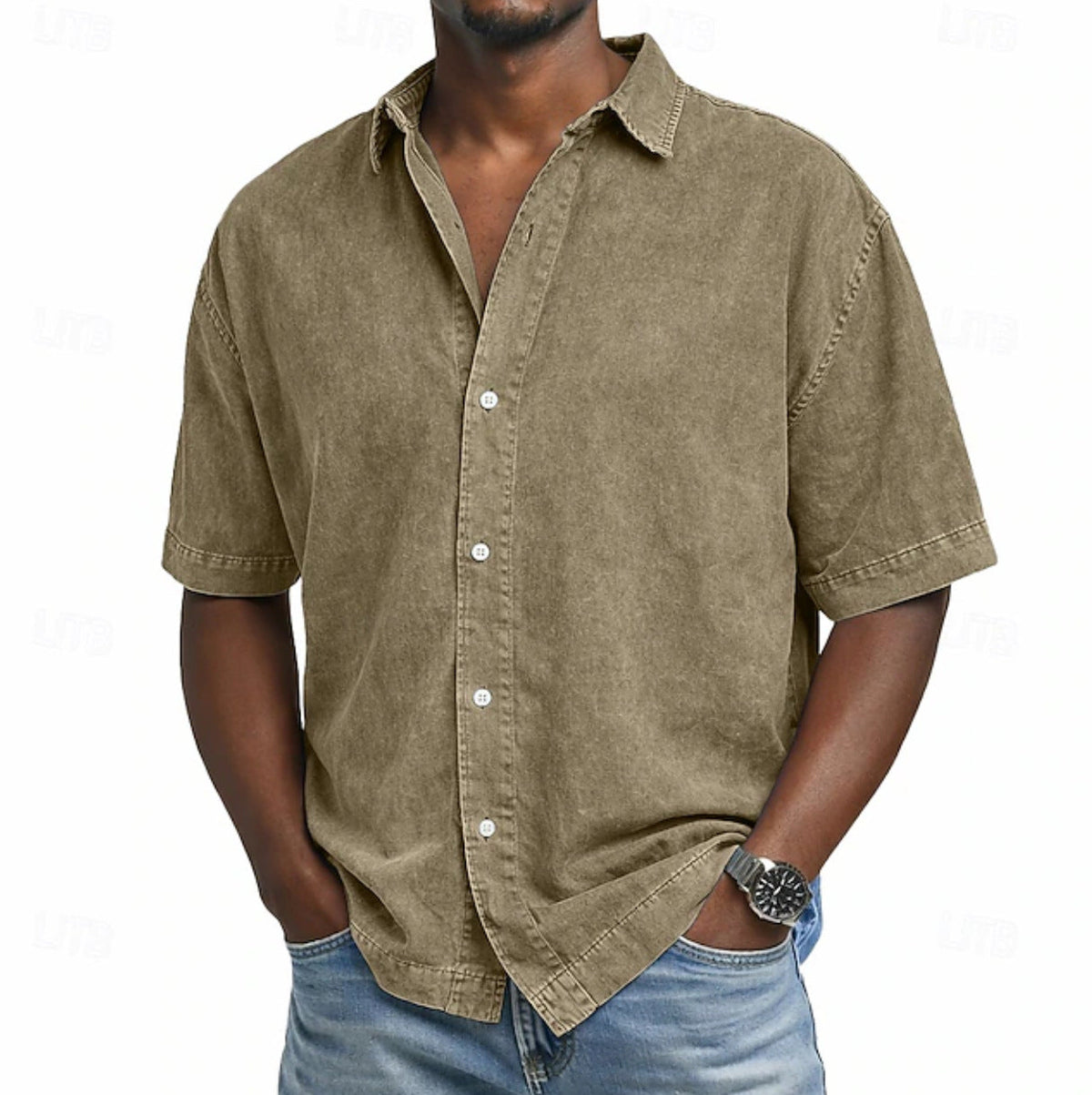 GABRIEL™ | Chemise pour homme délavée à l’acide