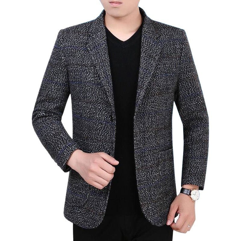 GABRIEL™ | Blazer homme en tweed à motif pied-de-poule