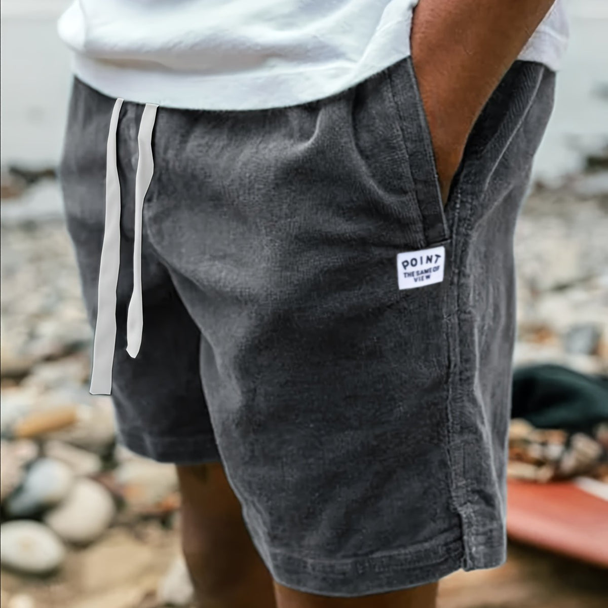 GABRIEL™ | Shorts côtelés à cordon de serrage