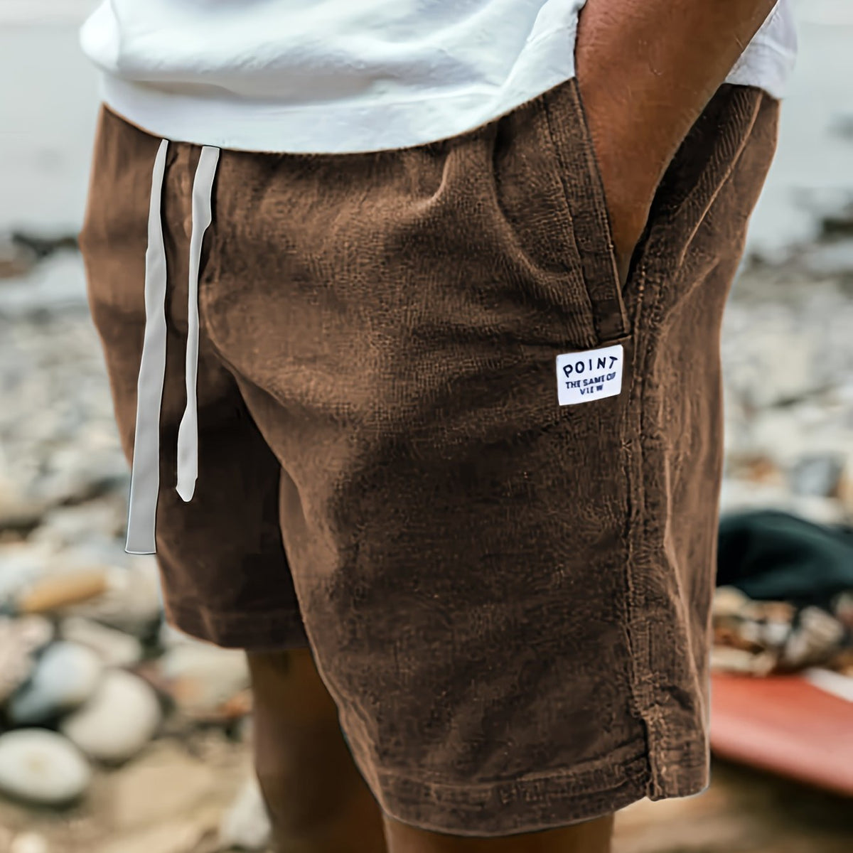 GABRIEL™ | Shorts côtelés à cordon de serrage