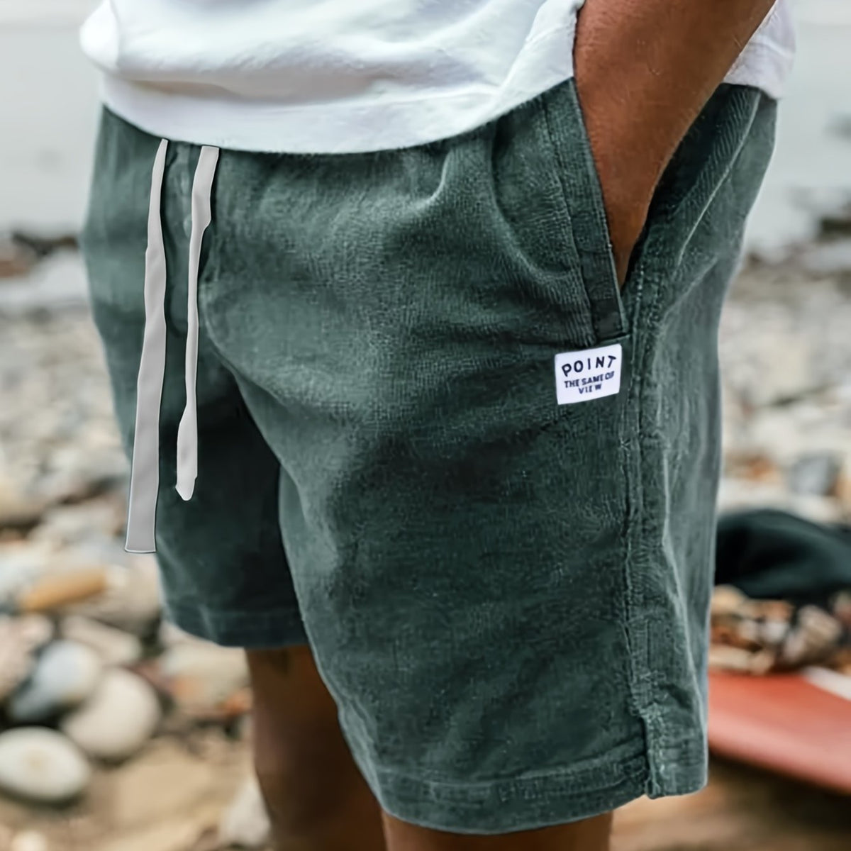 GABRIEL™ | Shorts côtelés à cordon de serrage