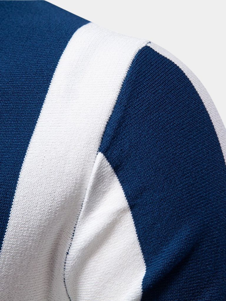 GABRIEL™ | Polo zippé à rayures