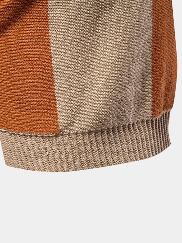 GABRIEL™ | Polo zippé à rayures