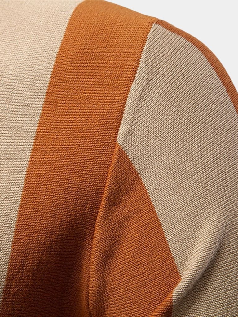 GABRIEL™ | Polo zippé à rayures