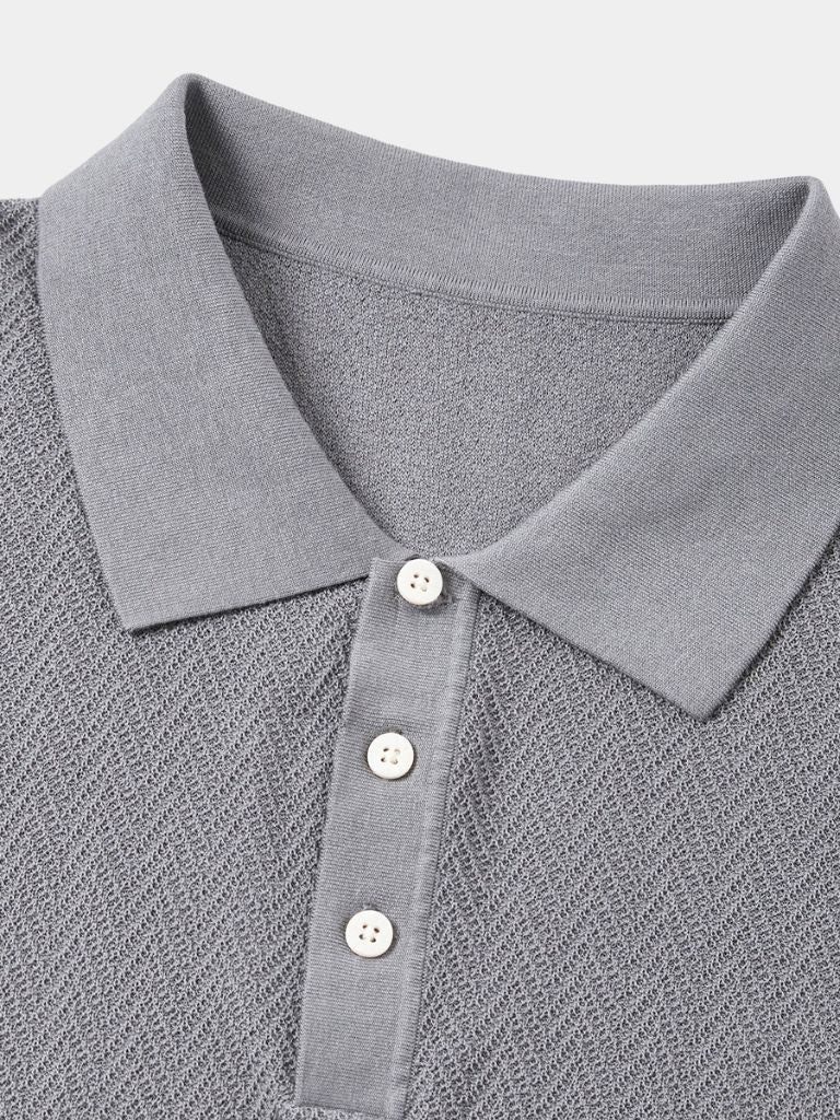 GABRIEL™ | Polo en maille à chevrons