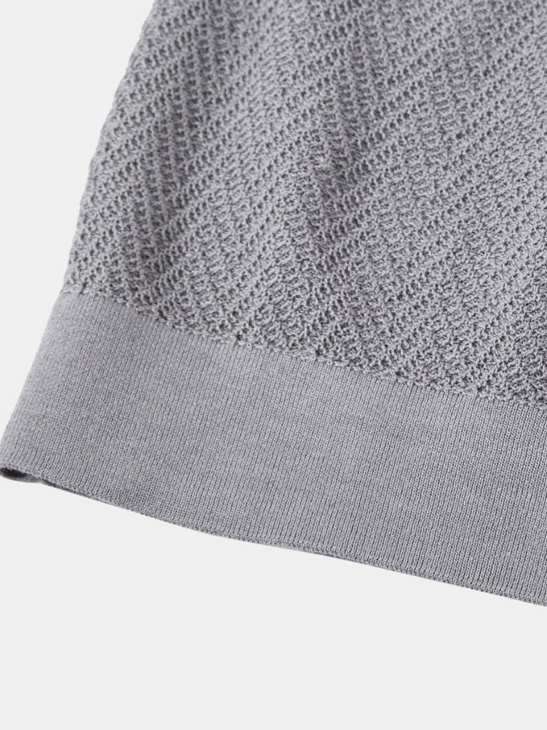GABRIEL™ | Polo en maille à chevrons