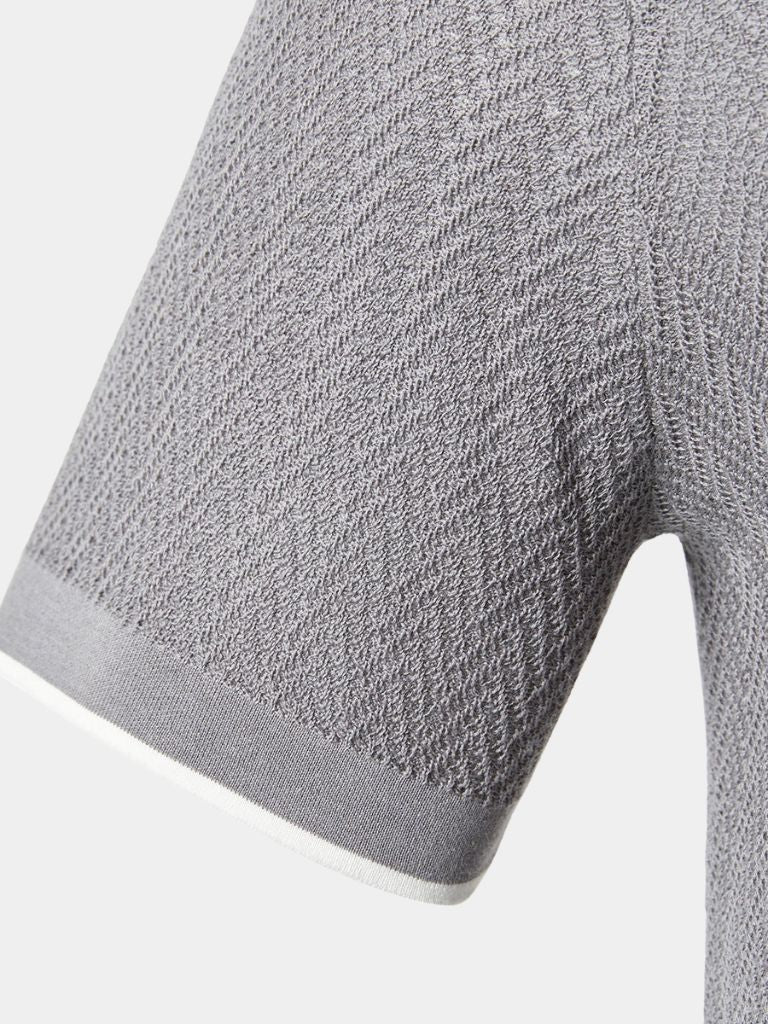 GABRIEL™ | Polo en maille à chevrons