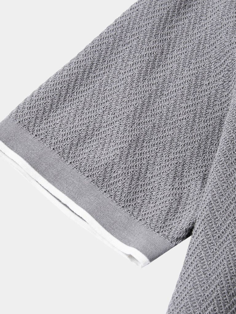 GABRIEL™ | Polo en maille à chevrons