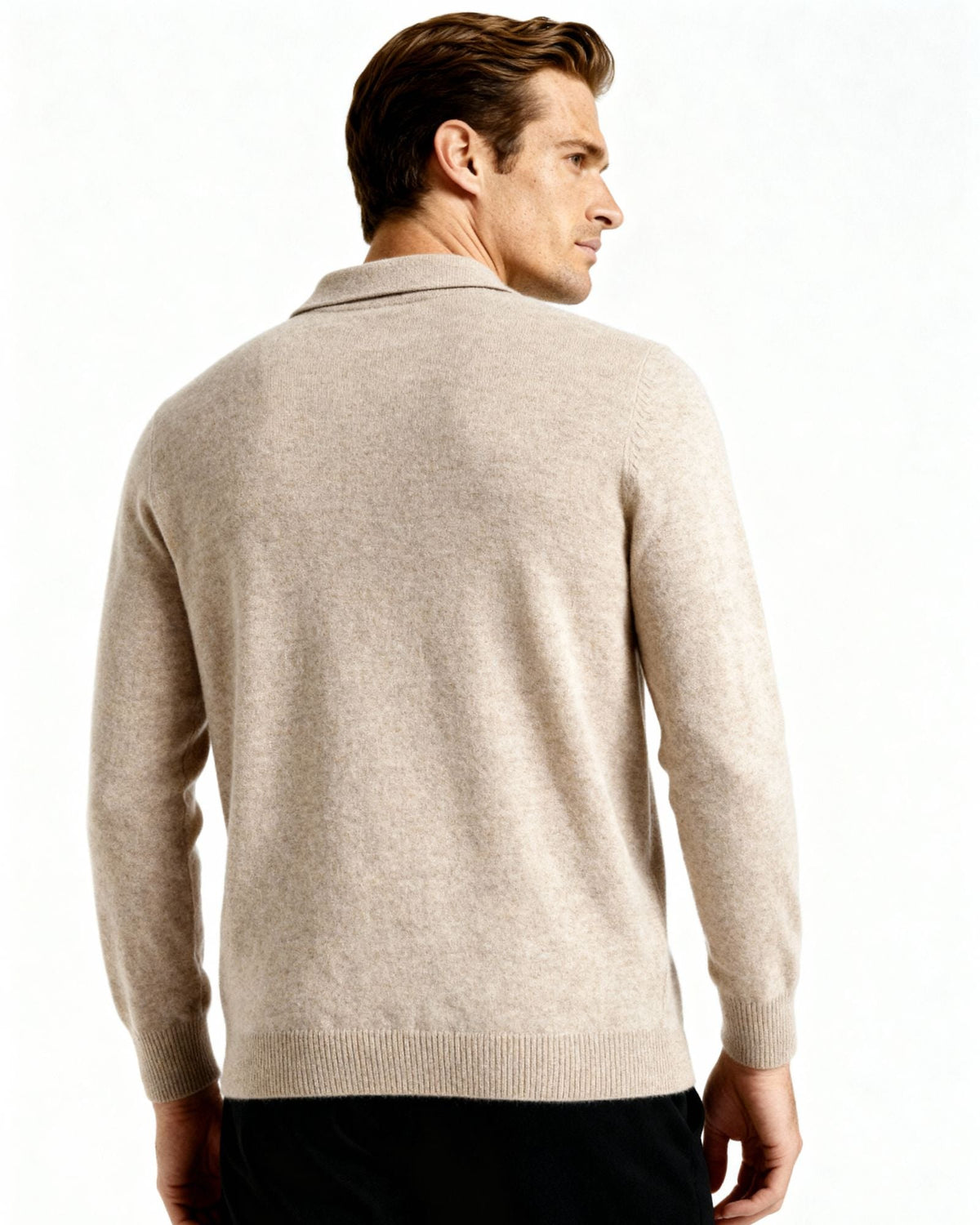GABRIEL™ | Polo Cachemire Maille Dense