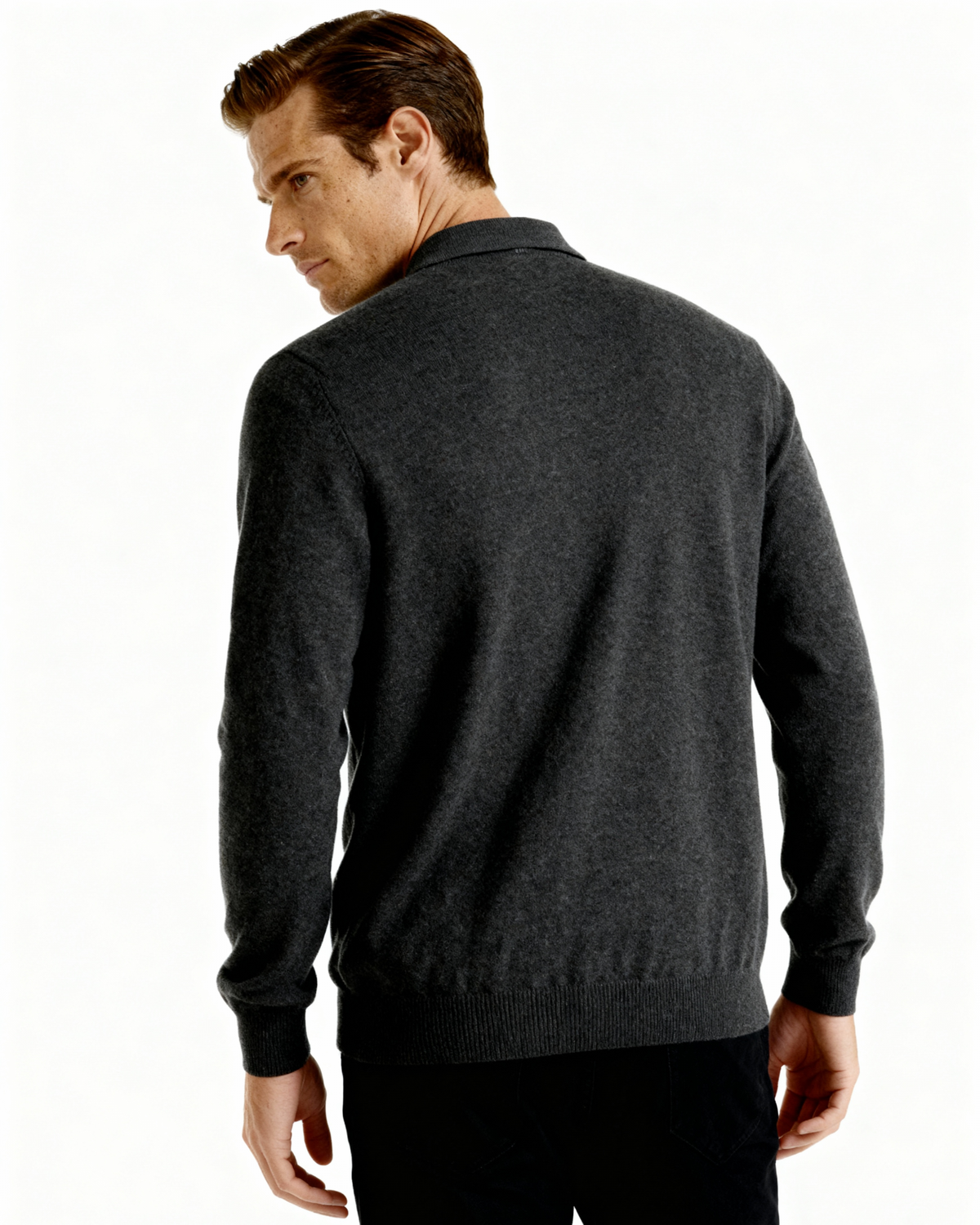 GABRIEL™ | Polo Cachemire Maille Dense