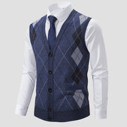 GABRIEL™ | Gilet doublé en maille torsadée pour homme