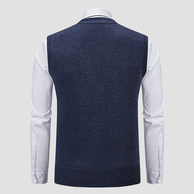 GABRIEL™ | Gilet doublé en maille torsadée pour homme