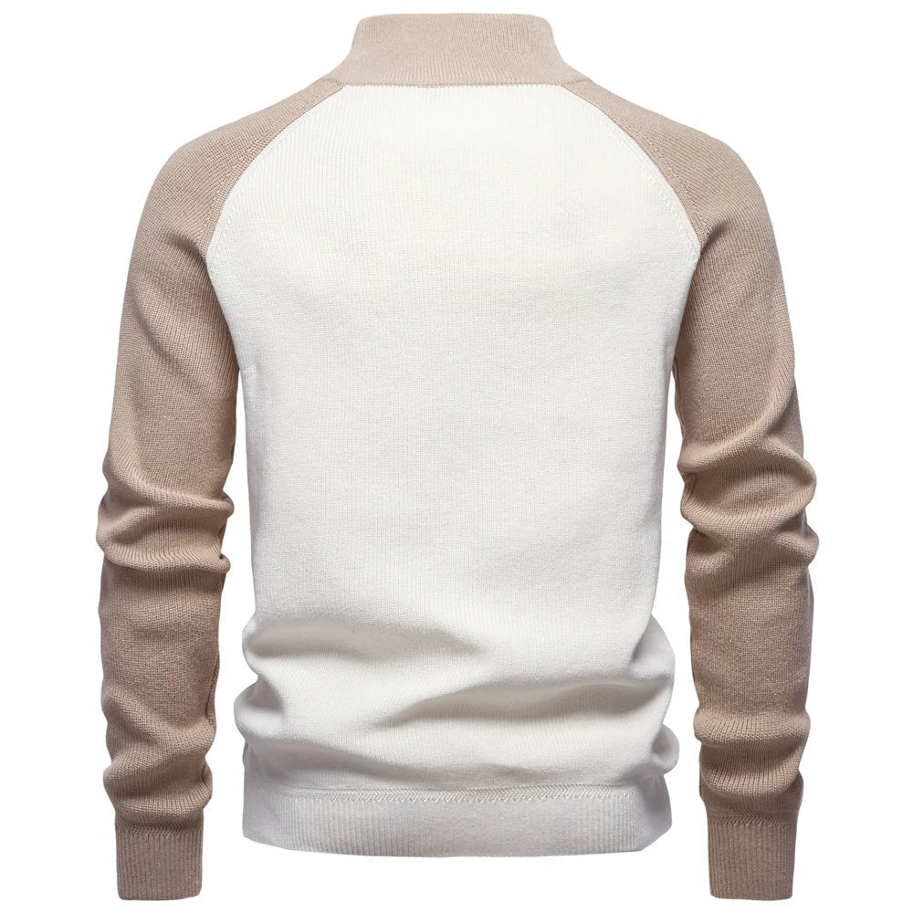GABRIEL | Pull homme à col zippé