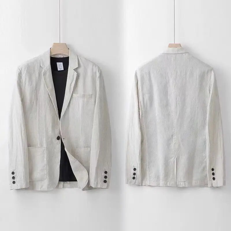 GABRIEL™ | Costume homme en lin et coton