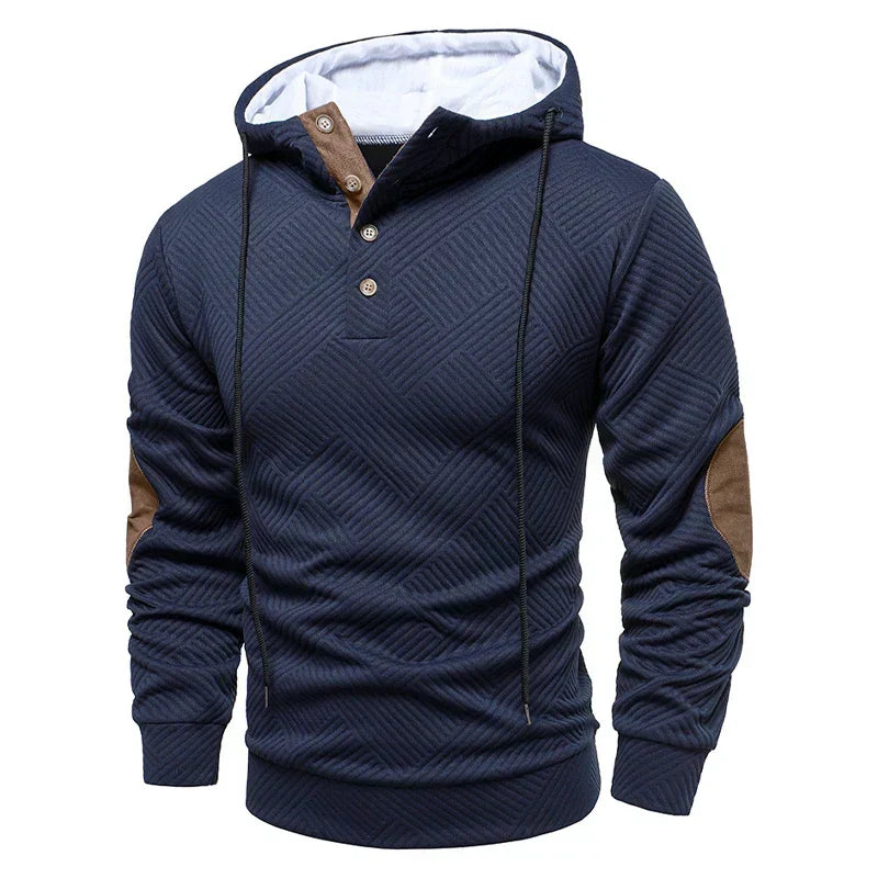 GABRIEL™ | Pull boutonné à capuche