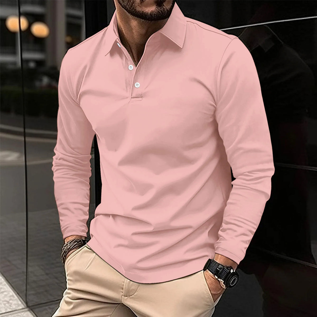 GABRIEL™ | Chemise à manches longues avec col