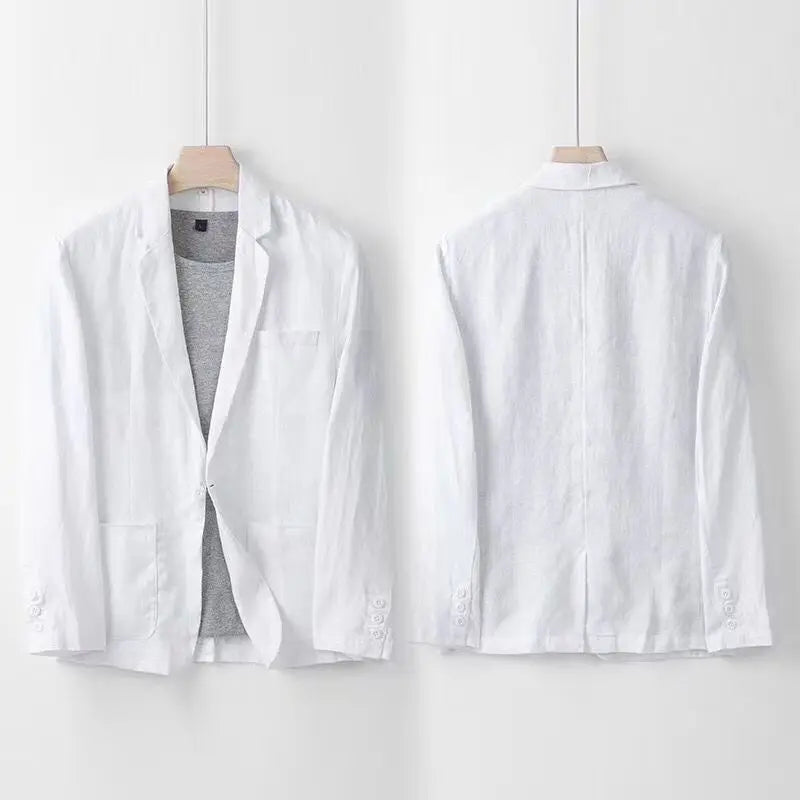 GABRIEL™ | Costume homme en lin et coton
