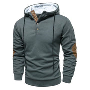 GABRIEL™ | Pull boutonné à capuche