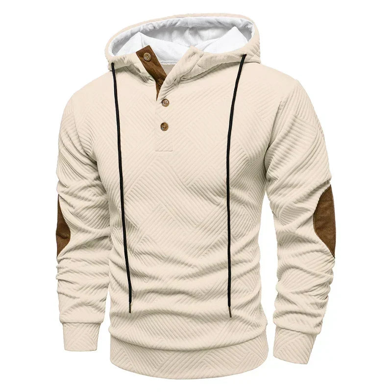 GABRIEL™ | Pull boutonné à capuche