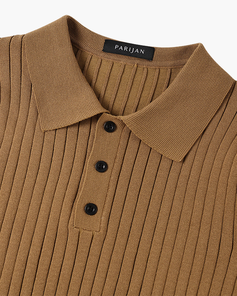 GABRIEL™ | Polo côtelé en coton pour homme