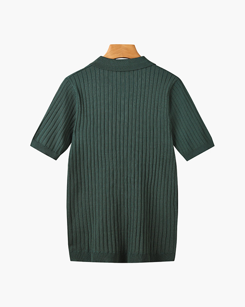 GABRIEL™ | Polo côtelé en coton pour homme