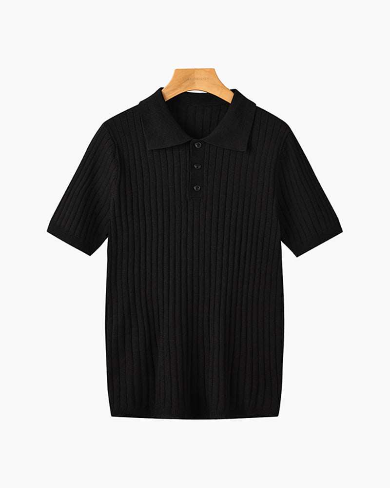 GABRIEL™ | Polo côtelé en coton pour homme