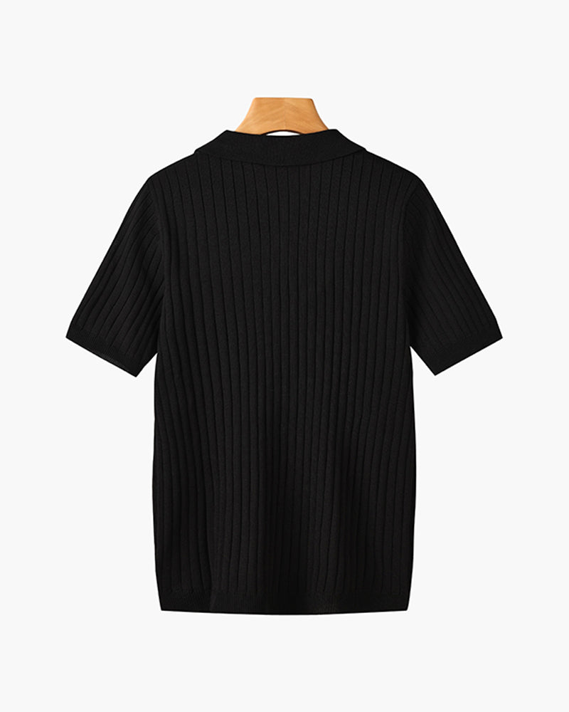 GABRIEL™ | Polo côtelé en coton pour homme