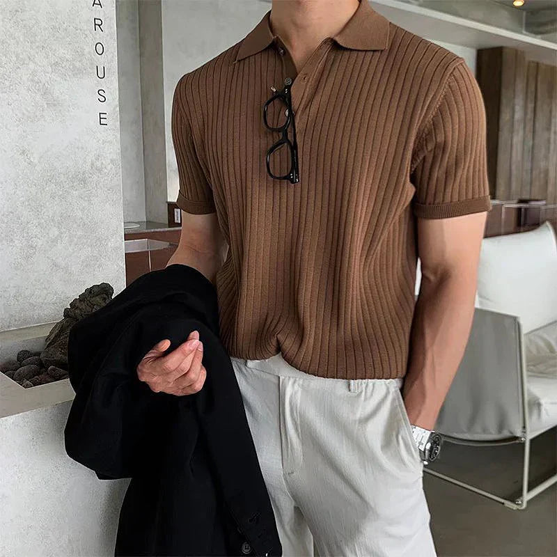 GABRIEL™ | Polo côtelé pour homme