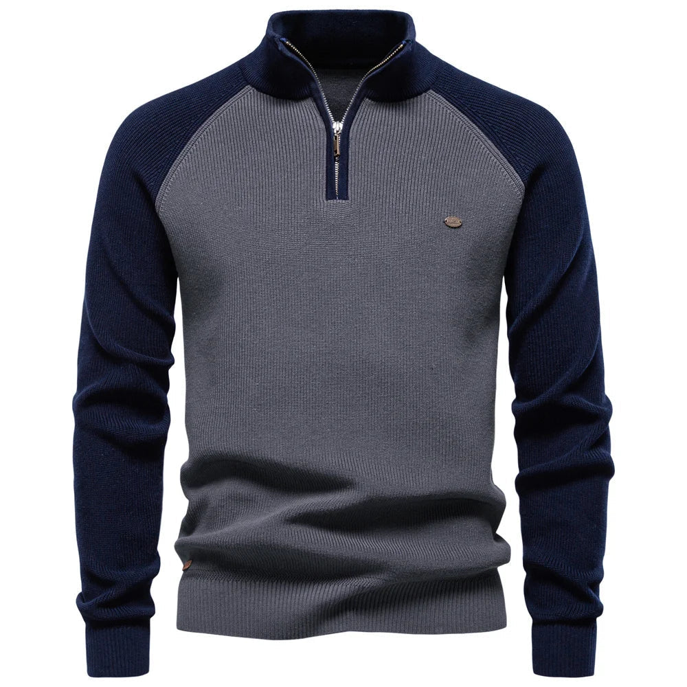 GABRIEL | Pull homme à col zippé
