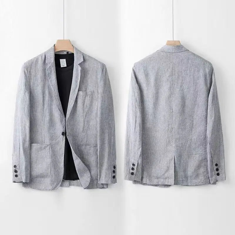 GABRIEL™ | Costume homme en lin et coton