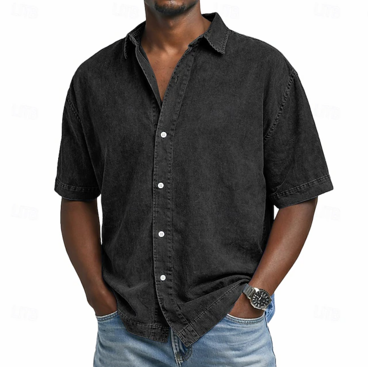 GABRIEL™ | Chemise pour homme délavée à l’acide