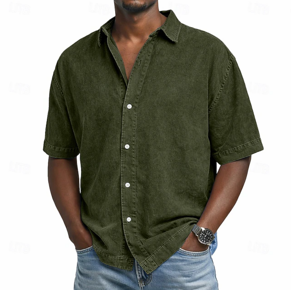 GABRIEL™ | Chemise pour homme délavée à l’acide