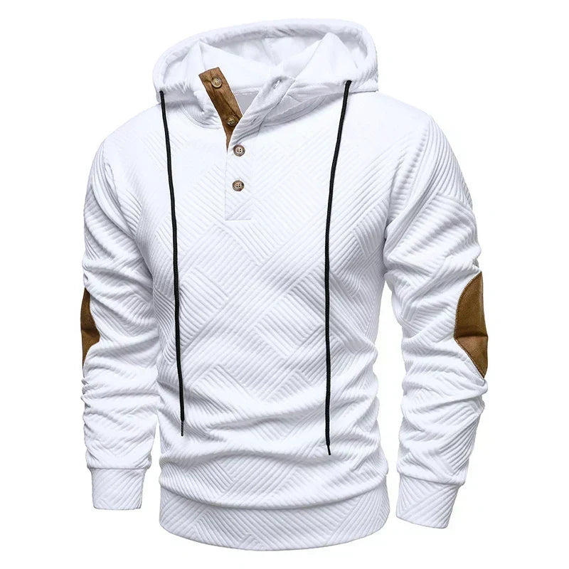 GABRIEL™ | Pull boutonné à capuche