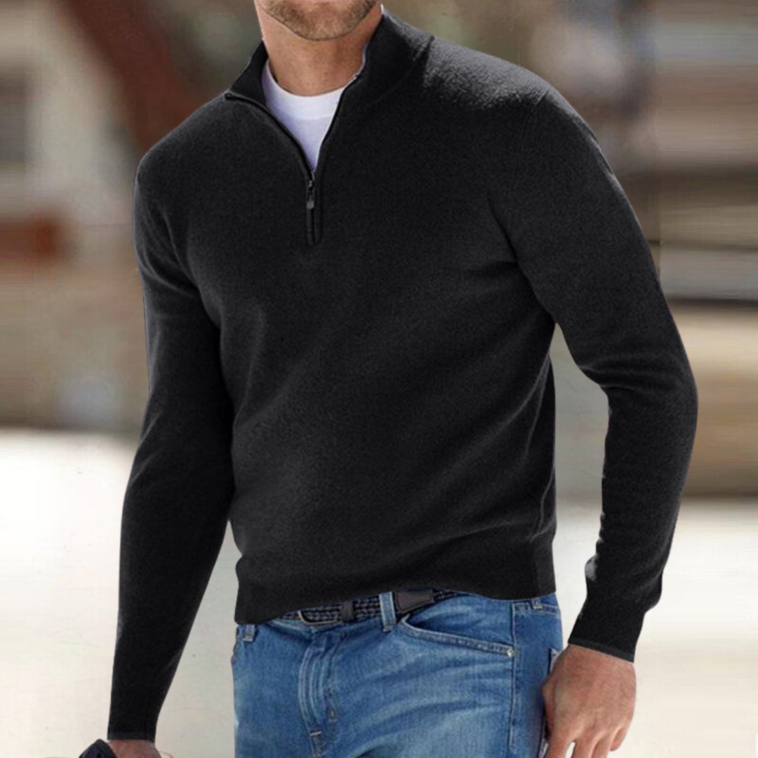GABRIEL | PULL-OVER ZIPPÉ POUR HOMME