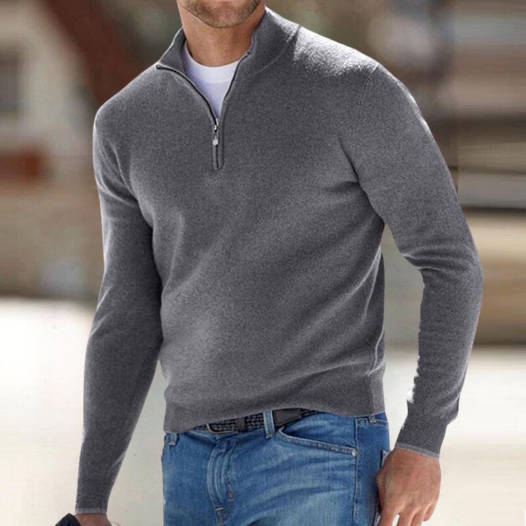 GABRIEL | PULL-OVER ZIPPÉ POUR HOMME