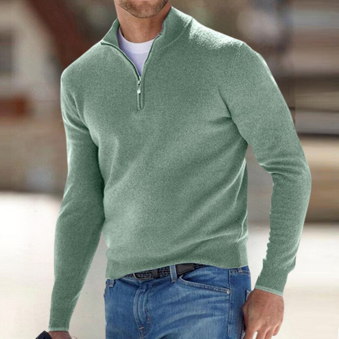GABRIEL | PULL-OVER ZIPPÉ POUR HOMME
