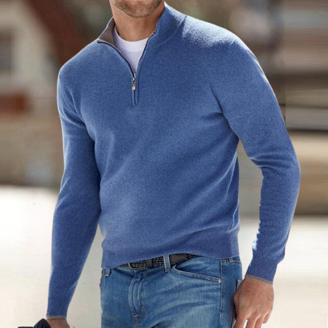 GABRIEL | PULL-OVER ZIPPÉ POUR HOMME