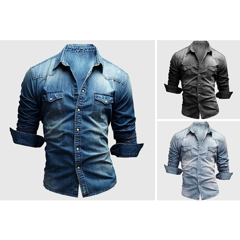 GABRIEL™ | Chemise Denim Slim