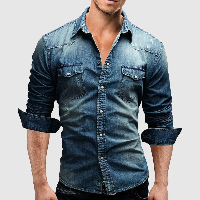 GABRIEL™ | Chemise Denim Slim