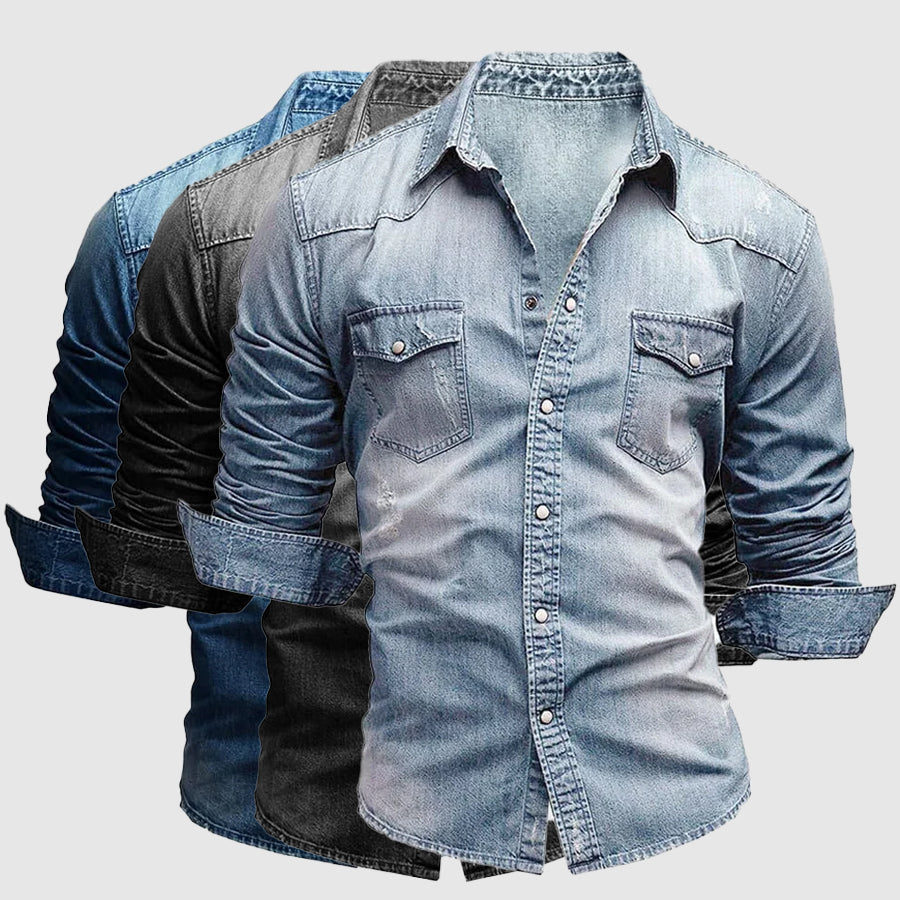 GABRIEL™ | Chemise Denim Slim