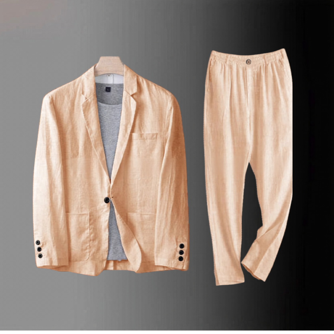 GABRIEL™ | Ensemble coordonné en pur lin pour homme