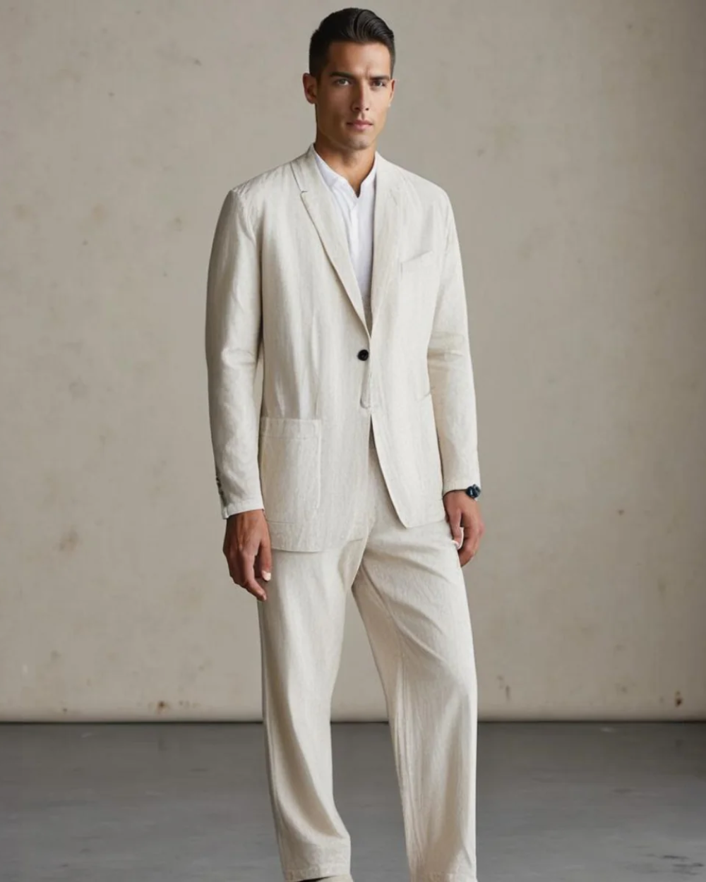 GABRIEL™ | Ensemble coordonné en pur lin pour homme