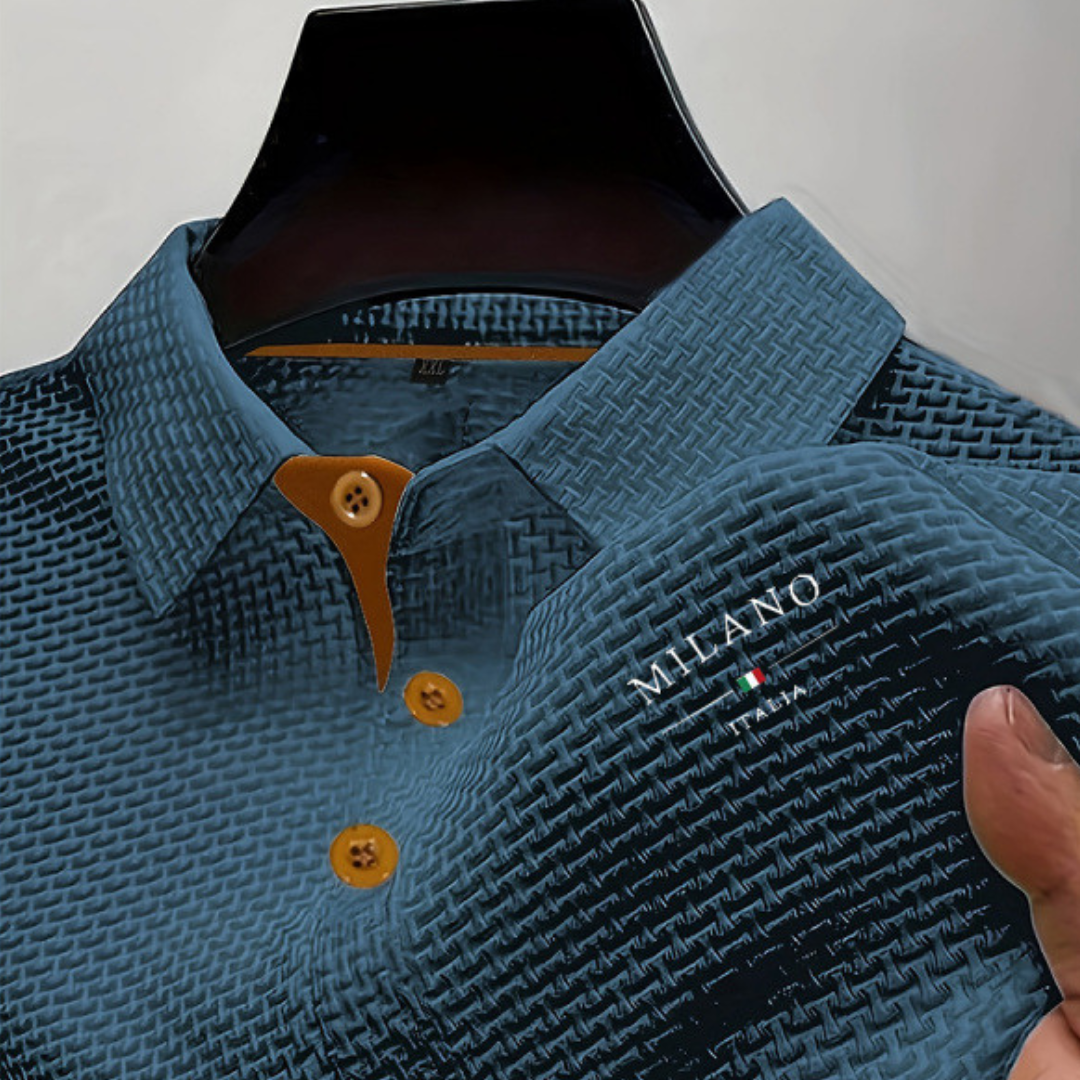 GABRIEL™ | Polo d'été pour homme en tissage panier